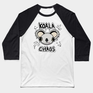 Cute Koala Chaos Baseball T-Shirt